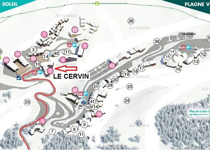 公寓 Le Cervin - 2 Pieces 4/5 Pers- Wifi- Le Cervin - 615ce - Plagne Soleil Mae-8044