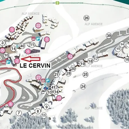 Le Cervin - 2 Pieces 4/5 Pers- Wifi- Le Cervin - 615ce - Plagne Soleil Mae-8044 * La Plagne