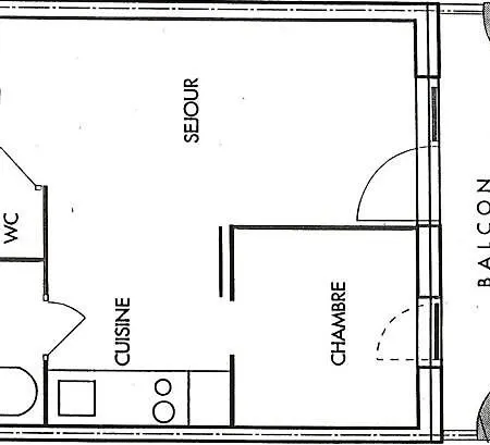 Le Cervin - 2 Pieces 4/5 Pers- Wifi- Le Cervin - 615ce - Plagne Soleil Mae-8044