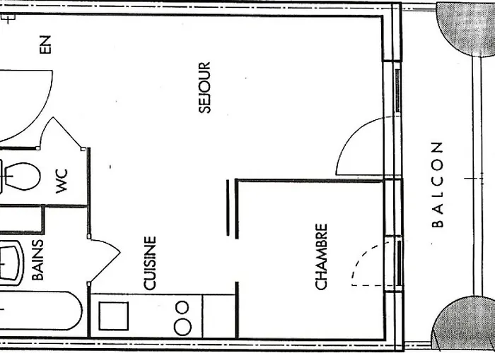 Le Cervin - 2 Pieces 4/5 Pers- Wifi- Le Cervin - 615ce - Plagne Soleil Mae-8044